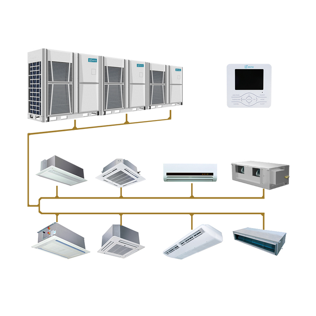 Commercial Indoor Ceiling Mini Cooling Vrv & Vrf Ac Units Conditioning Central Hvac System Ducted Split Vrf Air Conditioner