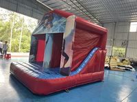 Venta al por mayor comercial niños inflable Combo saltar Castillo Casa de rebote con tobogán para alquiler de fiesta