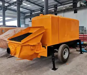 40立方米/h容量站混凝土泵机柴油发动机拖车马来西亚混凝土泵热卖