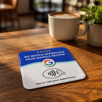 Étiquette RFID NFC NTAG213 personnalisée avec logo, 100 mm, étanche, en PVC, pour contrôle d'accès, mini-étiquette Newbega KPD008-4