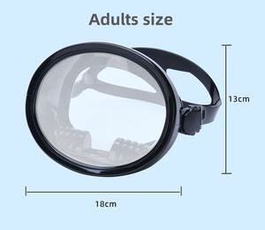 Mascherina ovale HD per immersioni subacquee impermeabile e Anti-nebbia attrezzatura subacquea gratuita con Logo OEM - Product Image 3