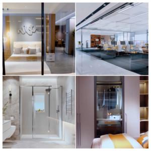 กระจกนิรภัยแบบใสพิเศษ ขนาดสั่งทำ 4 มม.-12 มม. ความแข็งแรงสูง ตกแต่งลายนูนเรขาคณิต สำหรับห้องนั่งเล่น โถงทางเดิน และภายนอกอาคาร - Product Image 4