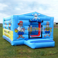 Château gonflable personnalisable en PVC 0,55 mm, sans plomb, non toxique, excellente flexibilité à basse température, garantie 3 ans