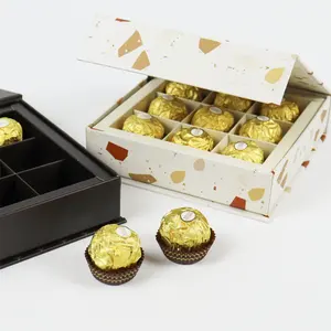 Concurrerende Prijs Luxe Gevormde Chocolade Valentijnsdag Cadeau Verjaardag Magnetische Sluiting Verpakkingsdoos Voor Chocolade