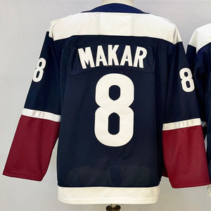 Maillots de hockey cousus pour hommes 29 MacKinnon 13 Nichushkin 88 <span class=keywords><strong>Martin</strong></span> Necas 92 Landeskog 21 Peter Forsberg 8 Cale Makar 19 Sakic - Product Image 2