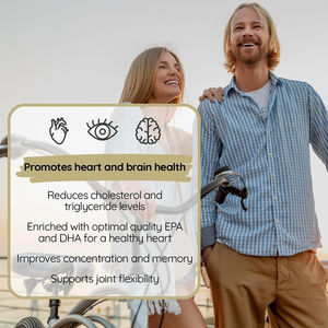 Cápsulas de 2000mg con 700mg EPA y 500mg DHA que apoyan las funciones normales del corazón, cerebro y visuales Cápsulas blandas Omega - Product Image 5