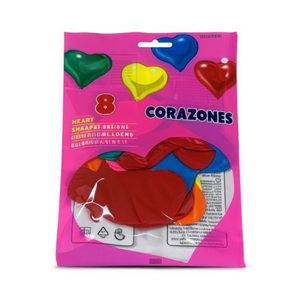 Corazones Heart Shaped Balloons 36Pcs Mixed Colors Party Decorations - Product Image 2