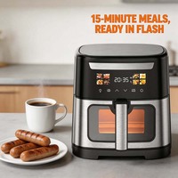 Friteuse à air chaud multifonctionnelle grande capacité pour la maison, certifiée CE ETL GS, vente directe usine