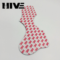 HIVE Placa Protectora Acústica para Guitarra de 41 Pulgadas con Diseño de Fuegos Artificiales, de Alta Calidad, Autoadhesiva, Antirrayas, Decorativa para Guitarra Folk