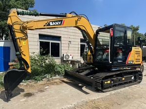 Excavadora Pesada Usada Sany SY75 SY75C Modelo 2022 de Alta Calidad en Venta, 90% Nueva, SY135 SY155C con Caja de Cambios, Bomba y Rodamientos - Product Image 3