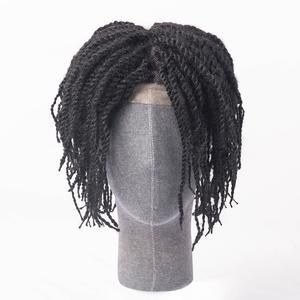 Venta caliente Cabello humano virgen <span class=keywords><strong>Estilos</strong></span> personalizados Encaje personalizado Hairline Afro Cornrow <span class=keywords><strong>Trenzas</strong></span> Tupé <span class=keywords><strong>para</strong></span> <span class=keywords><strong>hombres</strong></span> negros - Product Image 1