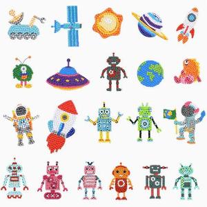 Nouveau design, autocollant DIY, jouet créatif pour enfants, kits de peinture diamant, peinture diamant complète, cadeaux d'art de peinture diamant - Product Image 1