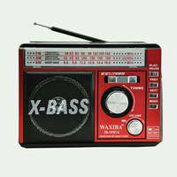 Radio portable multibande AM FM SW solaire Waxiba XB107BT-S XB107 X Bass avec batterie rechargeable intégrée