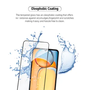 Yüksek kalite Hd temizle tam kapsama 9H 2.5D Anti-scratch cep Redmi Redmi için telefon temperli cam ekran koruyucu