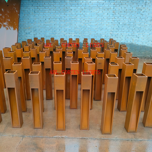 ארוך טווח פלדה חלוד תאורה חיצונית תיבת גן מנורת אור קורל קורל פלדה אור - Product Image 3