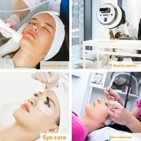Lampe de sol LED demi-lune en U de 28 pouces, 32W, lumière d'appoint pour la protection des yeux, idéale pour le nail art, les extensions de cils et les salons de tatouage des sourcils