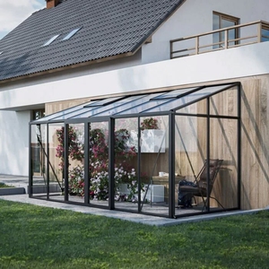 Sunnyjoy-Sunrooms - Solárium Retráctil Personalizado de Aluminio para 4 Estaciones, Pérgola Exterior, Terraza, Invernadero de Vidrio - Product Image 1