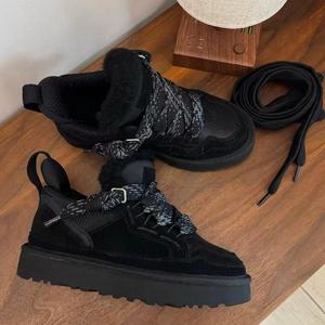 Europe Hot Sell Unisex Luxury Wool Designer Snow <b>Boots</b> All-in-One Winter Low-Cut Casual Goatskin Keep Warm Mel Shoes and <b>Boots</b> - Product Image 6