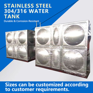Tanque de Almacenamiento de Agua de Gran Capacidad de Acero Inoxidable SUS304 SUS316L de 50000 Litros, Producció<span class=keywords><strong>n</strong></span> OEM - Product Image 1