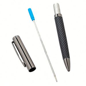High Quality Custom Logo Metal Leather Ballpoint Blue/Black Ink-Perfect Business Office Gift Advertising <b>Pen</b> - Product Image 4