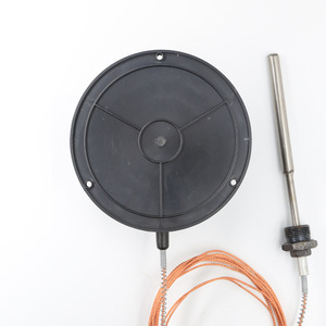 WTQ-288 เทอร์โมมิเตอร์วัดความดันแบบสัมผัสไฟฟ้า 150 มม. แบบเรเดียล M27*2 สายไฟ 0-160C เซ็นเซอร์วัดอุณหภูมิ - Product Image 1