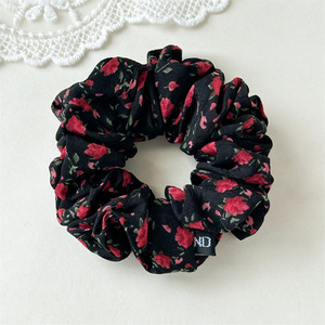 Élégant Bandeau Imprimé Floral Vintage en Tissu, Élastique Doux et Écologique, Accessoire Cheveux Style Japonais Coréen - Product Image 5