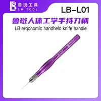 LB TOOL LB-L01 Poignée de couteau de précision ergonomique Mandrin à changement rapide pour la réparation de téléphones Maintenance électronique Ensemble d'outils de coupe