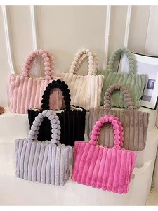 2026新款毛绒女包秋冬时尚女包西式单肩手提包 - Product Image 1