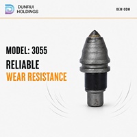 Forets et pointes coniques en carbure de tungstène Dunrui 3055 avec tige pour forets rotatifs, pièces Bauer, garantie de 6 mois
