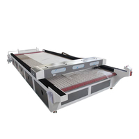 Mesin Pemotong Laser CO2 CNC Tipe Gantry 150W untuk Kain/Kulit/Kertas Gulung Berpendingin Air AI/PLT Produktivitas Tinggi 120m/menit