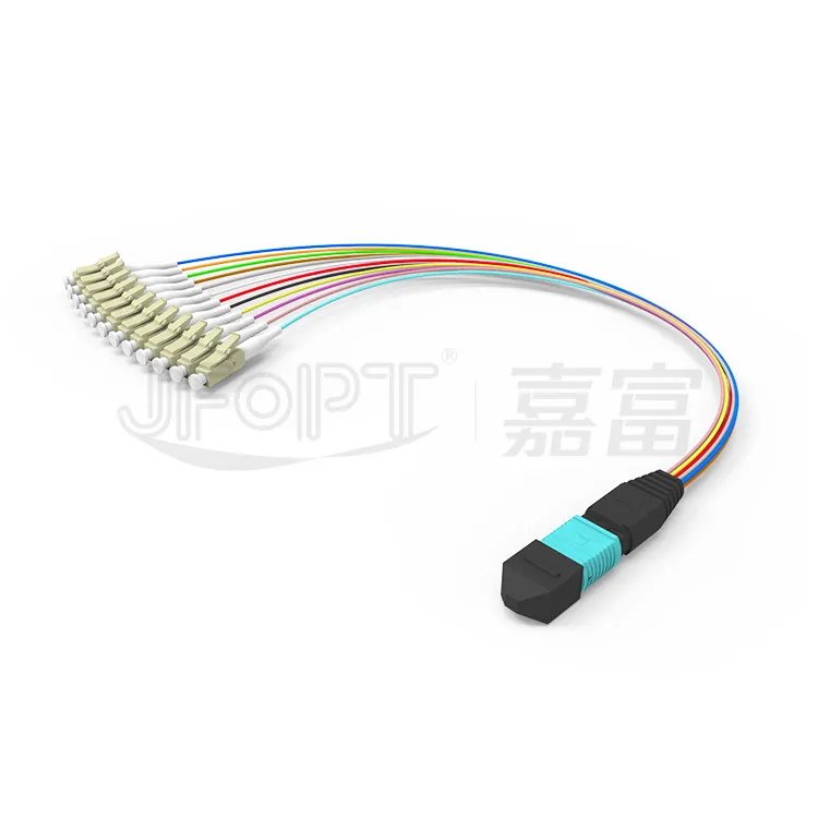 MPO MTP الألياف البصرية الوفير سعر المصنع وضع واحد 8 12 24 Core OM3 MPO Fiber