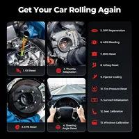 Lector de Códigos TOPDON TopScan Master, Compatible con 10 Modos de Prueba OBD2 y 30 Funciones de Servicio, Herramienta de Diagnóstico Automotriz