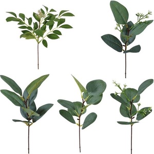 <span class=keywords><strong>Real</strong></span> Like artificial greenery Wedding foglie artificiali Decorative foglie di eucalipto in vendita - Product Image 4