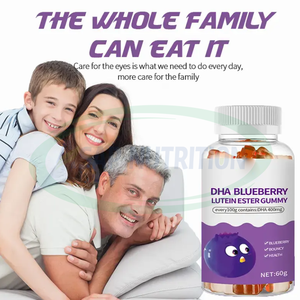 ASAP OEM Blueberry Lutein Zeaxanthin Gummy Vitamins Suplemento Lutein Gummies para el cuidado de los ojos - Product Image 5