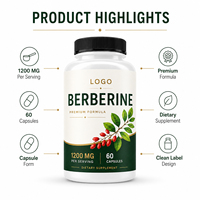 Offre Spéciale Berberine100 % Extrait d'herbe pure Vinaigre Cannelle de Ceylan Hcl 500mg Phytosome Thé Suppléments Berbérine Capsule pour la santé