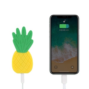 Promotional Item Custom Pineapple Power Bank Style Corporate Gift High Quality 2600mah Portable Power Bank