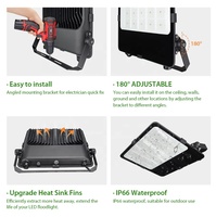 Projecteurs LED extérieurs étanches IP66 CGT Power CCT sélectionnables 300W 200W 150W 100W, lampes de sécurité lumineuses pour extérieur