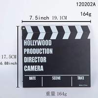 Accessoires de tir en bois drôles Offre Spéciale plaque de clap accessoires de film et de théâtre pour les enfants