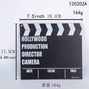 Accessoires de tir en bois drôles Offre Spéciale plaque de clap accessoires de film et de théâtre pour les enfants - Product Image 4