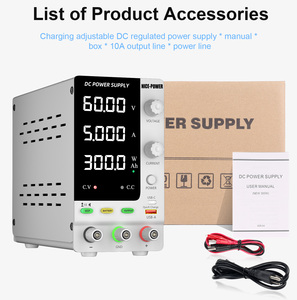 Fuente de Alimentación de CC de Alta Calidad <span class=keywords><strong>SPPS</strong></span>-C3010C 30V 10A, Carga de Batería Digital Ajustable, Interfaz de Carga USB, China - Product Image 6