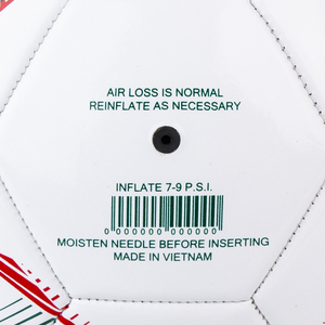 Ballon de football CJ Sports pour tous les âges Taille 5 Vert Bleu Rouge PVC Durable 350-380g Loisirs/Entraînement/Match Cousu à la machine - Product Image 3