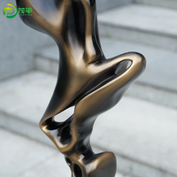Statue en résine de fibre de verre de haute qualité de 1,3 m pour intérieur, figurine décorative, sculpture artistique, artisanat en résine, style européen, personnalisable