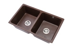 JM209 ejecución agradable piedra <span class=keywords><strong>de</strong></span> cuarzo material plato doble fregadero <span class=keywords><strong>de</strong></span> la <span class=keywords><strong>cocina</strong></span> - Product Image 3