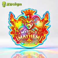 Xdsign Boîte à lumière LED personnalisée à changement de couleur rapide, programmable AE, boîte à lumière 3D, contrôle Bluetooth, acrylique semi-transparent, décoration murale