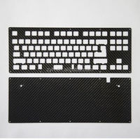 Clavier mécanique de jeu pour ordinateur personnalisé en fibre de carbone 3K tissée CNC, léger et étanche