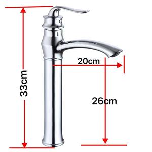 Mitigeur de salle de bains moderne <span class=keywords><strong>en</strong></span> alliage de <span class=keywords><strong>zinc</strong></span> galvanisé <span class=keywords><strong>vintage</strong></span> de haute qualité pour eau chaude et froide Robinet d'évier pour bassin - Product Image 4