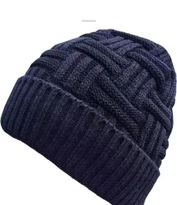 冬季保暖针织帽厚宽松懒散豆豆骷髅帽男女礼品