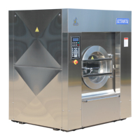 Laveuse-essoreuse électrique professionnelle de qualité industrielle, force d'extraction maximale élevée, nouvelle capacité de 50 kg pour les blanchisseries hospitalières et industrielles