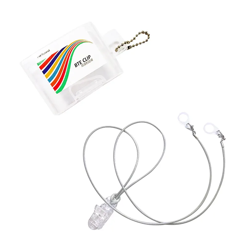 Hörgerät Clip Protector Otoclip Binaural Mon aural gegen Anti Lost Lanyard Hörgerät Zubehör für HdO-Hörgeräte