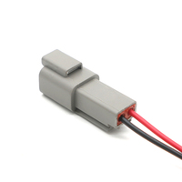 Adaptateur de faisceau de câbles étanche pour automobile 2 broches mâle DT04-2P de marque LIZONE -40~105°C Vente directe d'usine Fabriqué en Chine